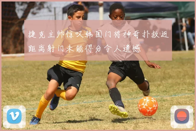 捷克主帅惊叹韩国门将神奇扑救近距离射门未能得分令人遗憾